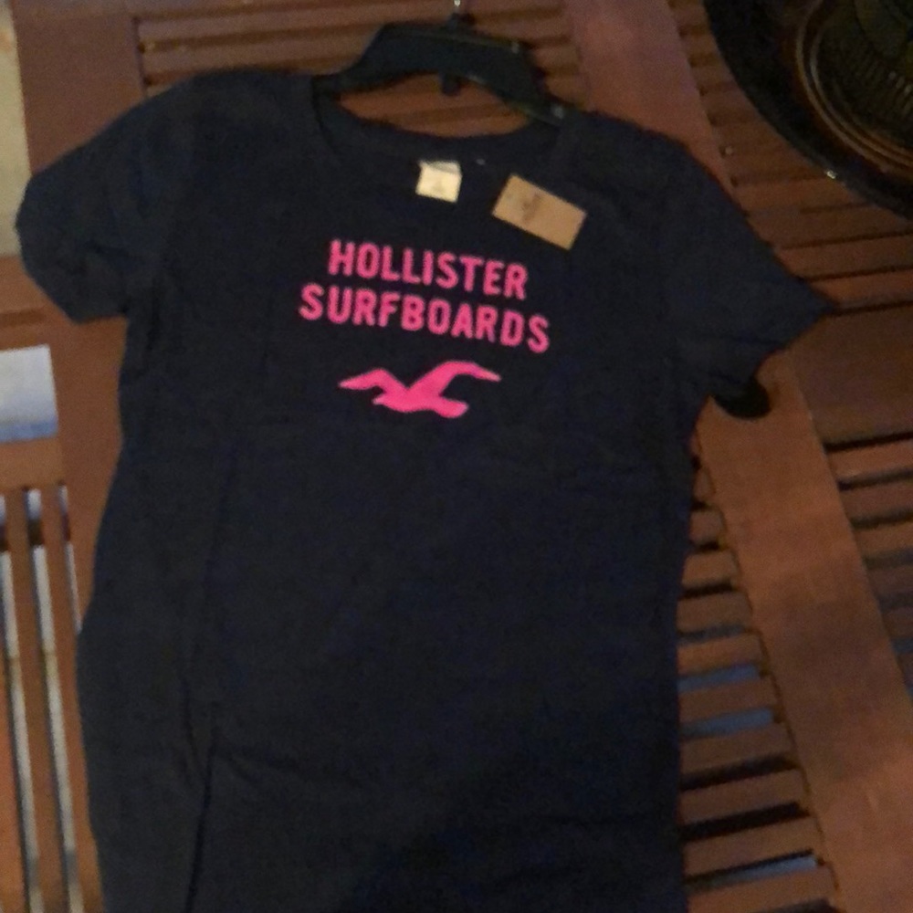 NWT Vintage Hollister shirt.  Hollister Surf Boards. Navy. Large